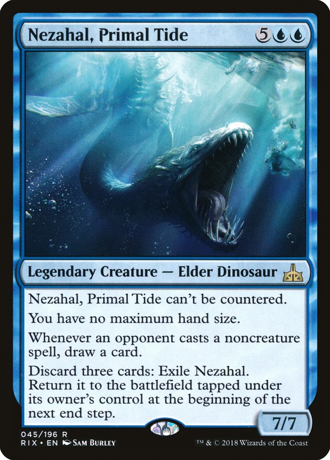 Nezahal, Primal Tide [Rivals of Ixalan] | Grognard Games