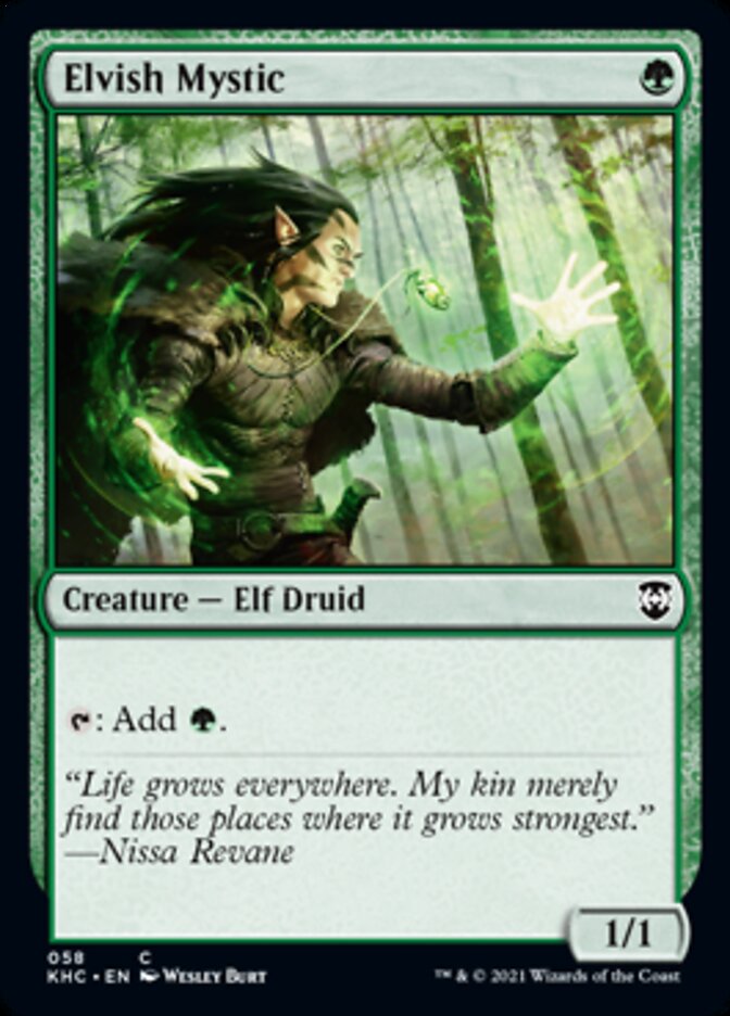 Elvish Mystic [Kaldheim Commander] | Grognard Games