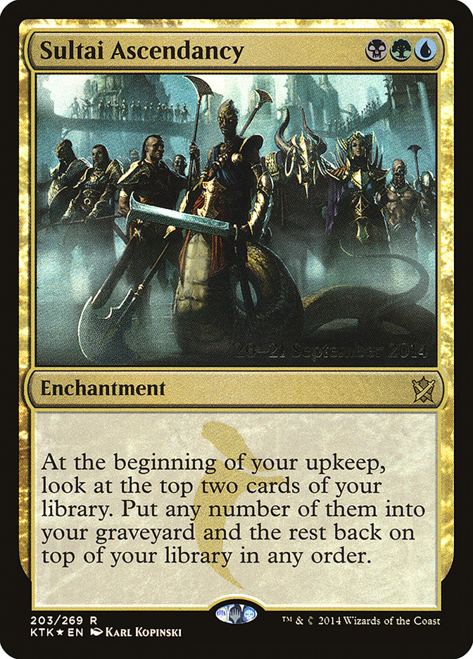 Sultai Ascendancy  [Khans of Tarkir Prerelease Promos] | Grognard Games