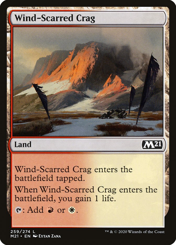 Wind-Scarred Crag [Core Set 2021] | Grognard Games