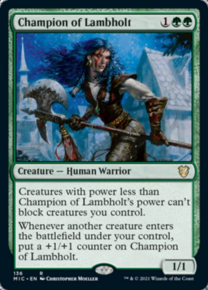 Champion of Lambholt [Innistrad: Midnight Hunt Commander] | Grognard Games