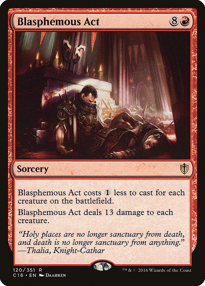 Blasphemous Act [Commander 2016] | Grognard Games