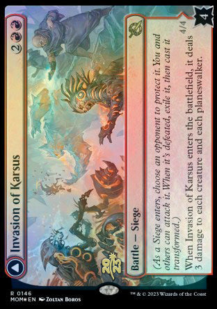 Invasion of Karsus // Refraction Elemental [March of the Machine Prerelease Promos] | Grognard Games