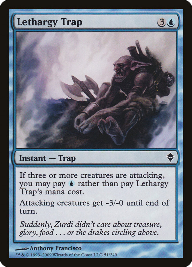 Lethargy Trap [Zendikar] | Grognard Games