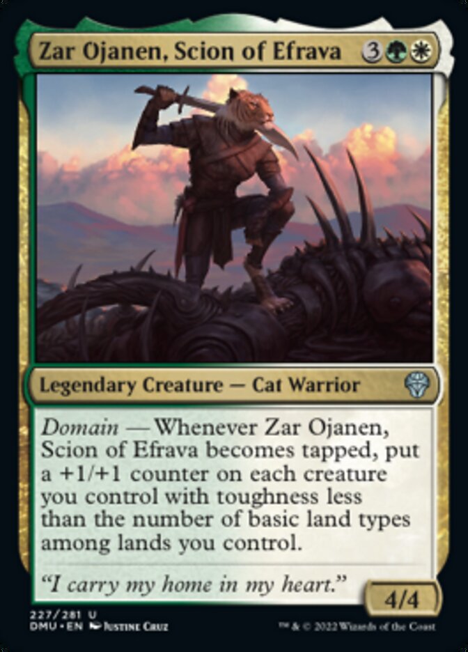 Zar Ojanen, Scion of Efrava [Dominaria United] | Grognard Games