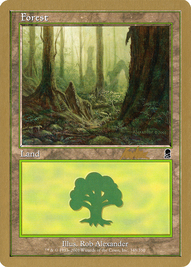 Forest (bk348) (Brian Kibler) [World Championship Decks 2002] | Grognard Games