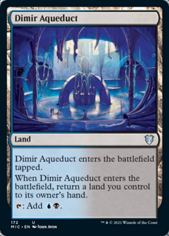 Dimir Aqueduct [Innistrad: Midnight Hunt Commander] | Grognard Games