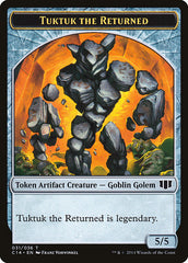 Daretti, Scrap Savant Emblem // Tuktuk the Returned Double-sided Token [Commander 2014 Tokens] | Grognard Games