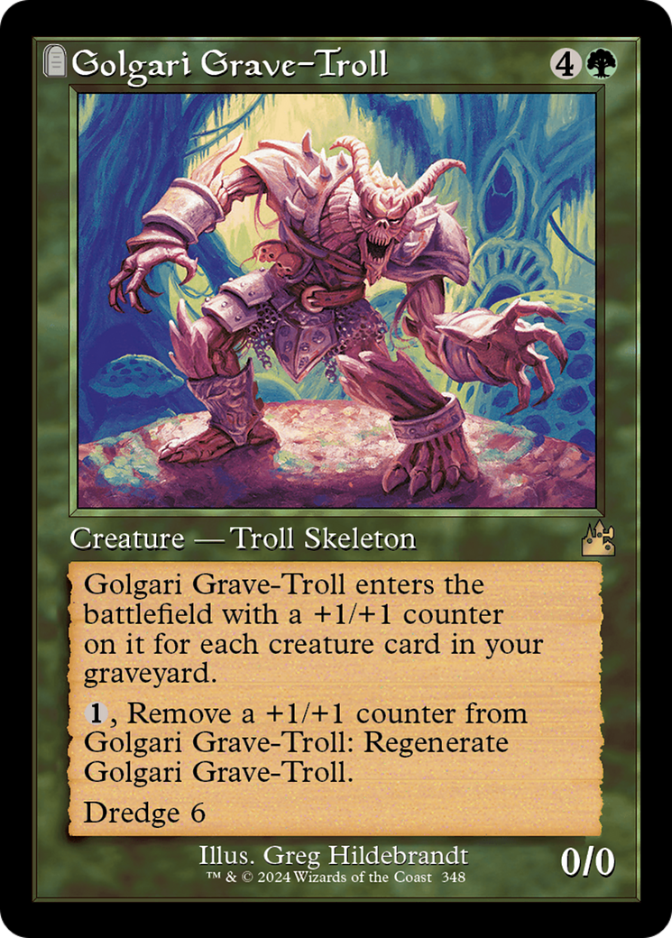 Golgari Grave-Troll (Retro Frame) [Ravnica Remastered] | Grognard Games