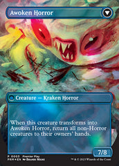 Thing in the Ice // Awoken Horror (Borderless Alternate Art) [Regional Championship Qualifiers 2023] | Grognard Games