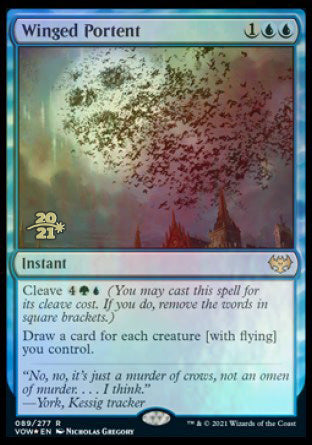 Winged Portent [Innistrad: Crimson Vow Prerelease Promos] | Grognard Games