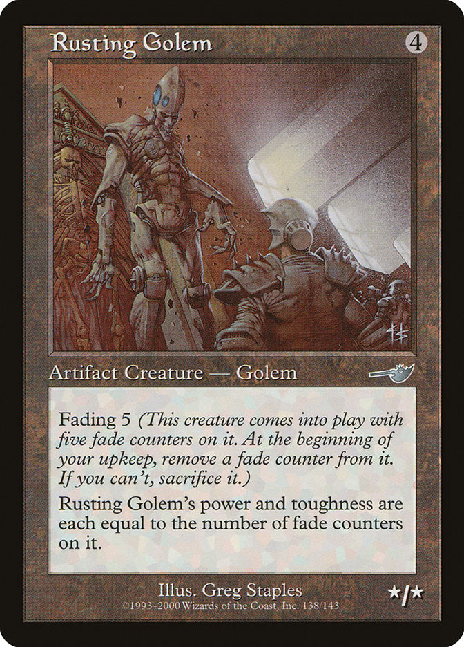 Rusting Golem [Nemesis] | Grognard Games