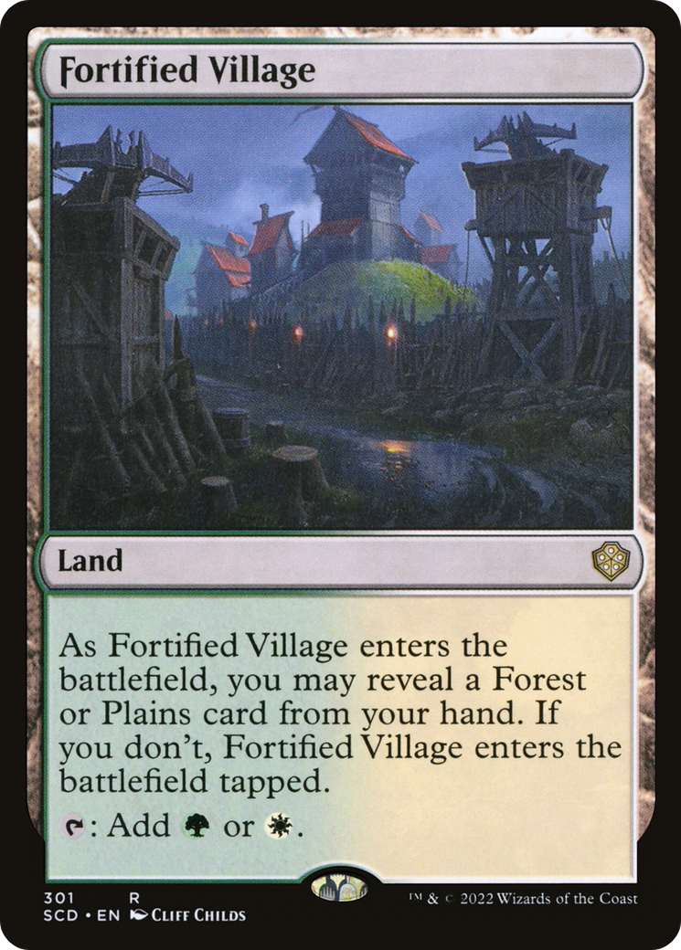 Fortified Village [Starter Commander Decks] | Grognard Games