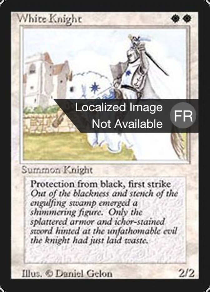 White Knight [Foreign Black Border] | Grognard Games