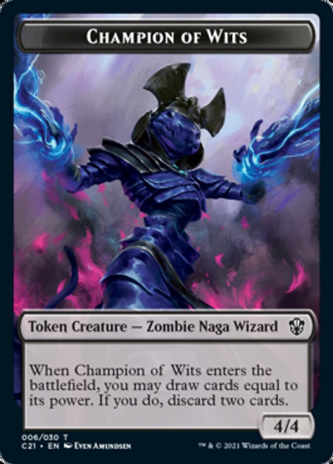 Eldrazi // Champion of Wits Token [Commander 2021 Tokens] | Grognard Games