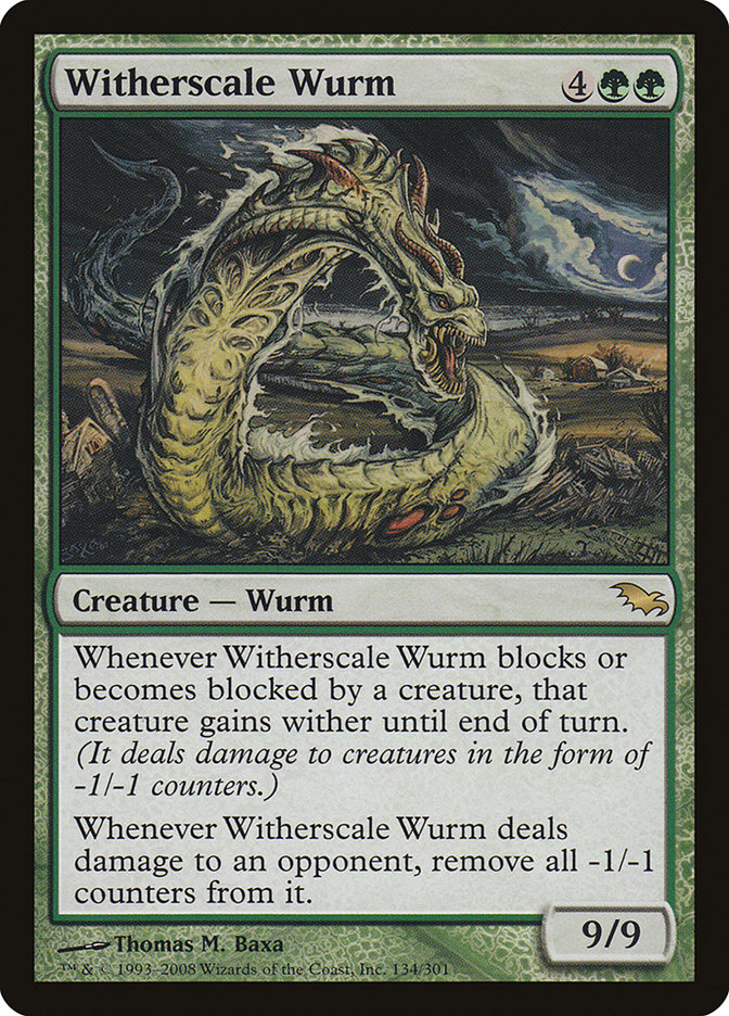Witherscale Wurm [Shadowmoor] | Grognard Games