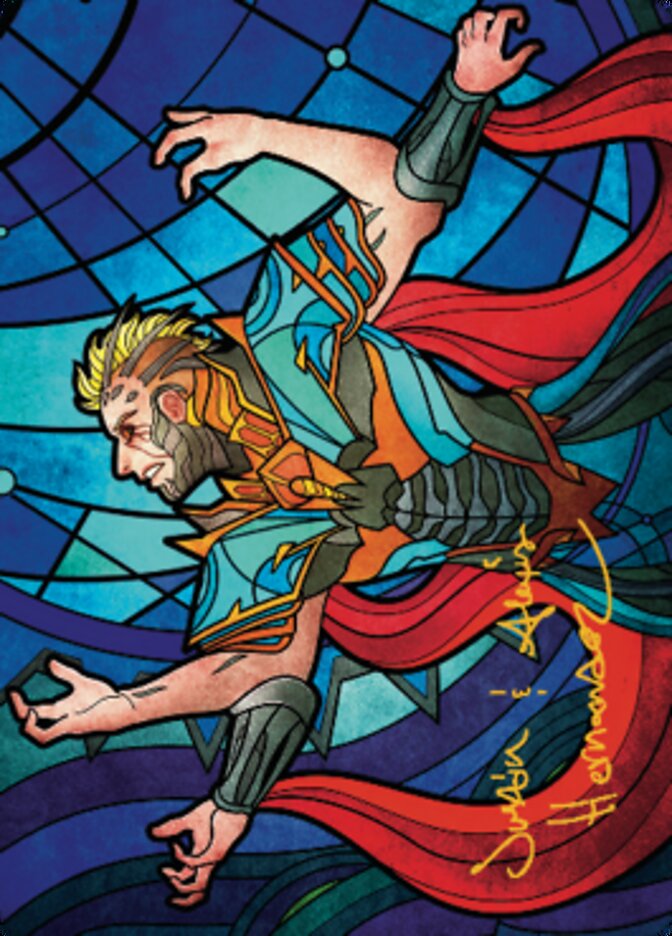 Ertai Resurrected Art Card 2 (Gold-Stamped Signature) [Dominaria United Art Series] | Grognard Games
