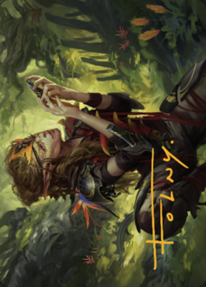 Meria, Scholar of Antiquity Art Card (Gold-Stamped Signature) [Dominaria United Art Series] | Grognard Games