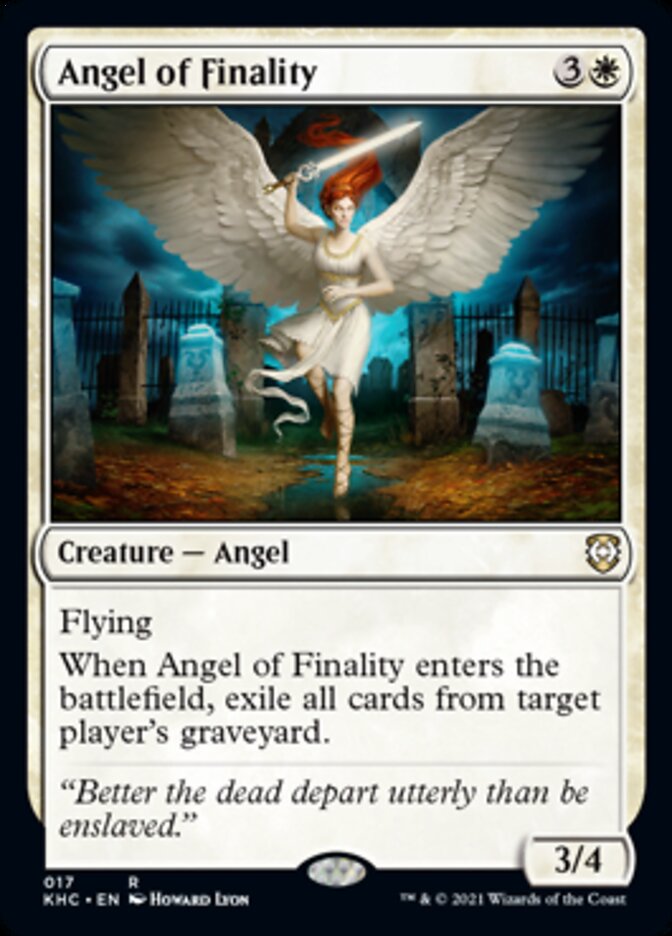 Angel of Finality [Kaldheim Commander] | Grognard Games