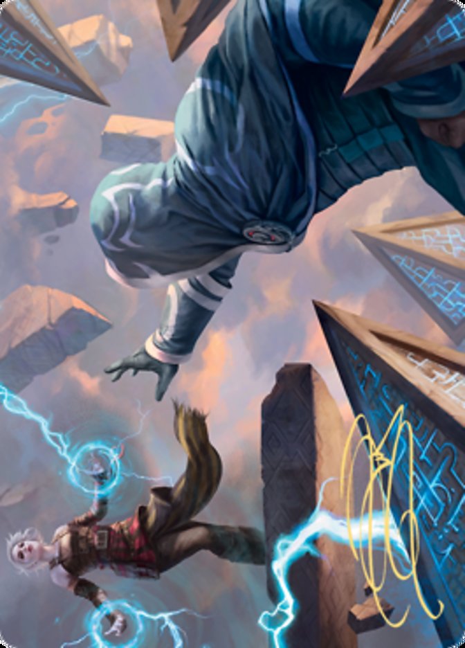 Nahiri's Binding // Nahiri's Binding Art Card [Zendikar Rising Art Series] | Grognard Games