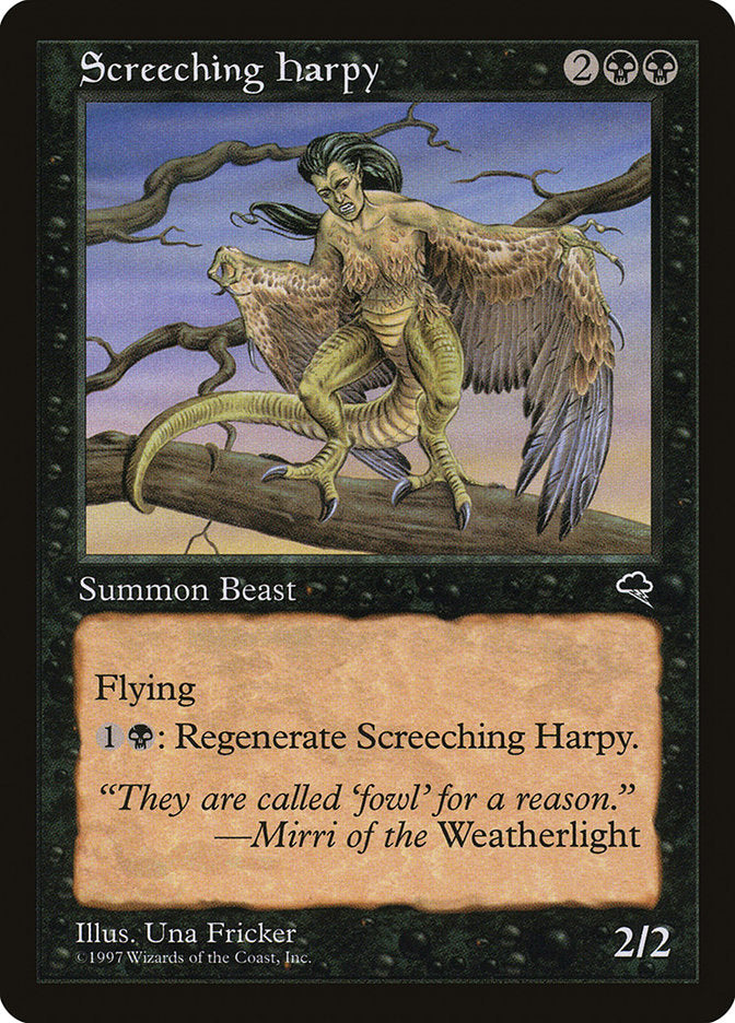 Screeching Harpy [Tempest] | Grognard Games