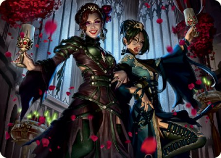 Falkenrath Celebrants 2 Art Card [Innistrad: Crimson Vow Art Series] | Grognard Games