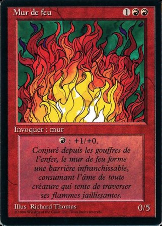 Wall of Fire [Foreign Black Border] | Grognard Games