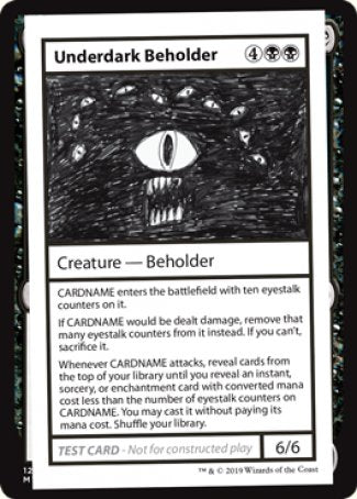 Underdark Beholder (2021 Edition) [Mystery Booster Playtest Cards] | Grognard Games
