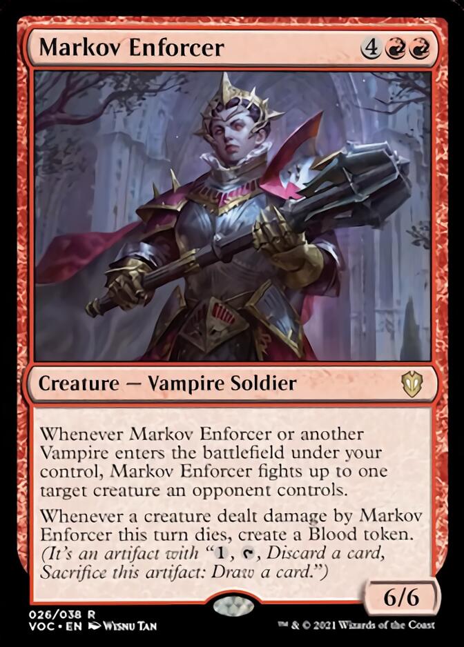 Markov Enforcer [Innistrad: Crimson Vow Commander] | Grognard Games