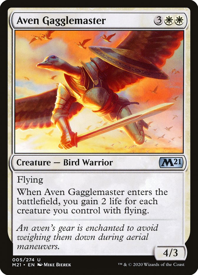 Aven Gagglemaster [Core Set 2021] | Grognard Games