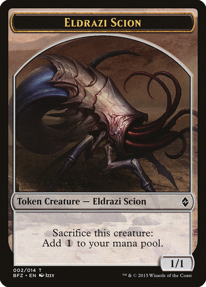 Eldrazi Scion (002/014) [Battle for Zendikar Tokens] | Grognard Games