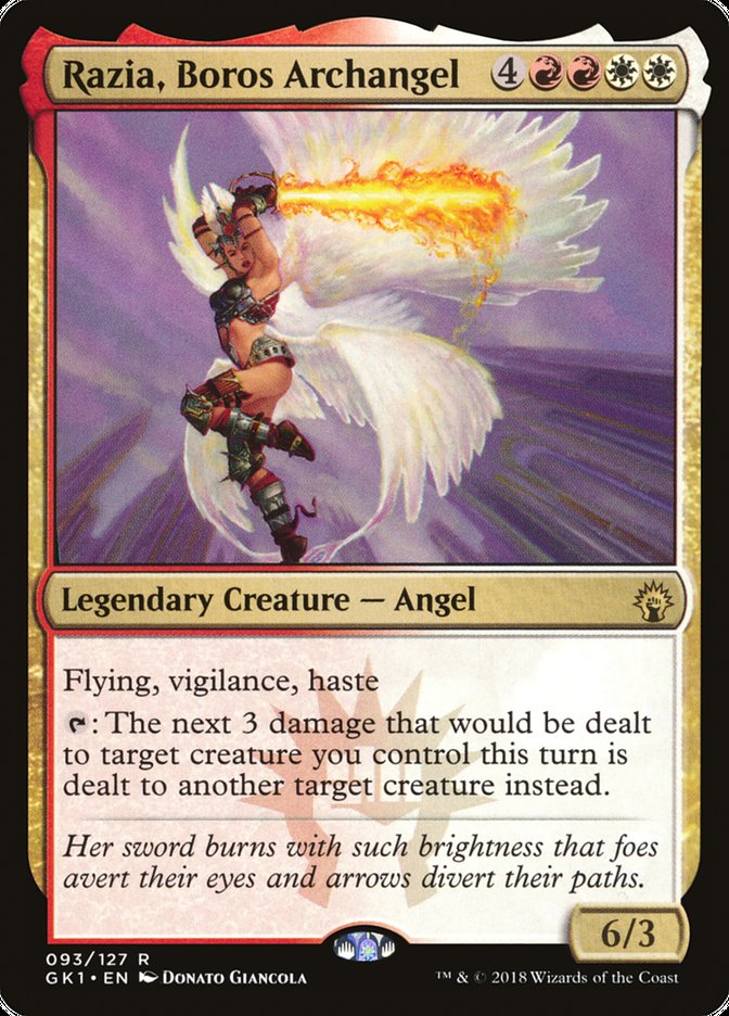 Razia, Boros Archangel [Guilds of Ravnica Guild Kit] | Grognard Games