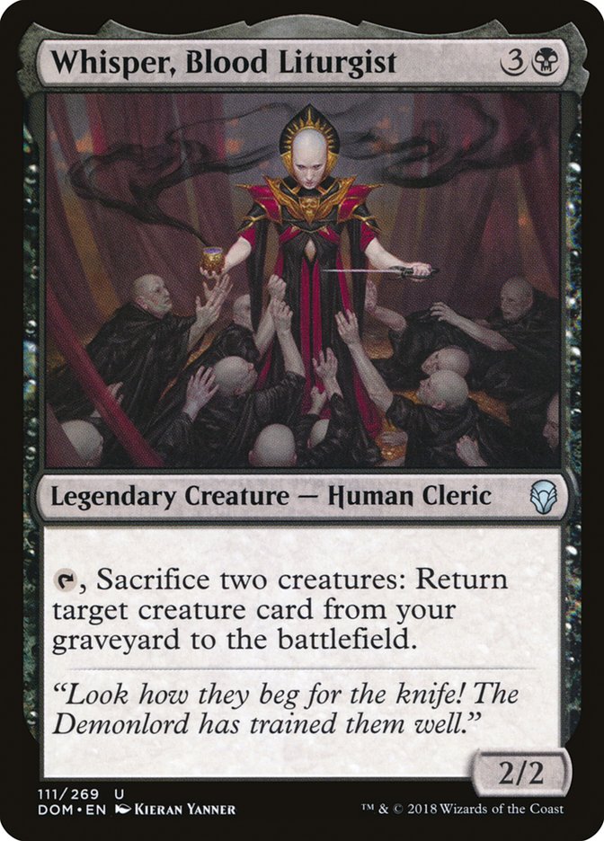 Whisper, Blood Liturgist [Dominaria] | Grognard Games