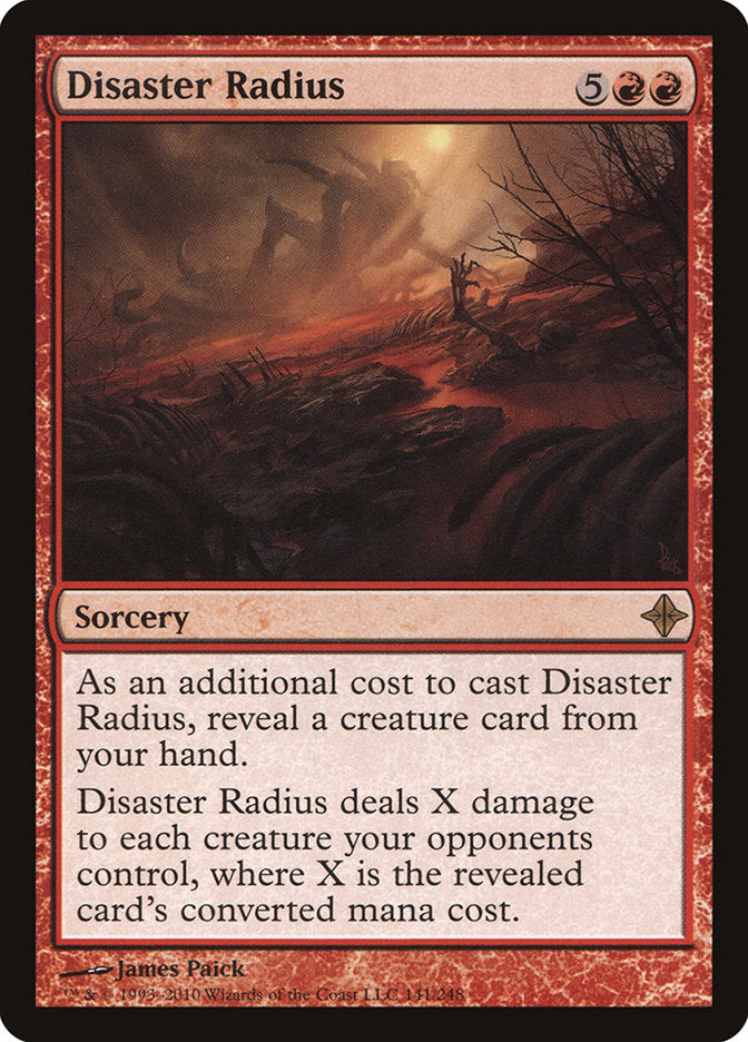 Disaster Radius [Rise of the Eldrazi] | Grognard Games