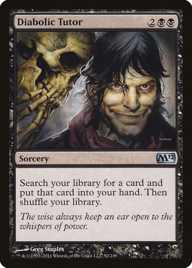 Diabolic Tutor [Magic 2012] | Grognard Games