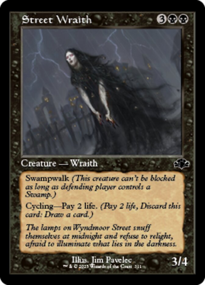 Street Wraith (Retro) [Dominaria Remastered] | Grognard Games