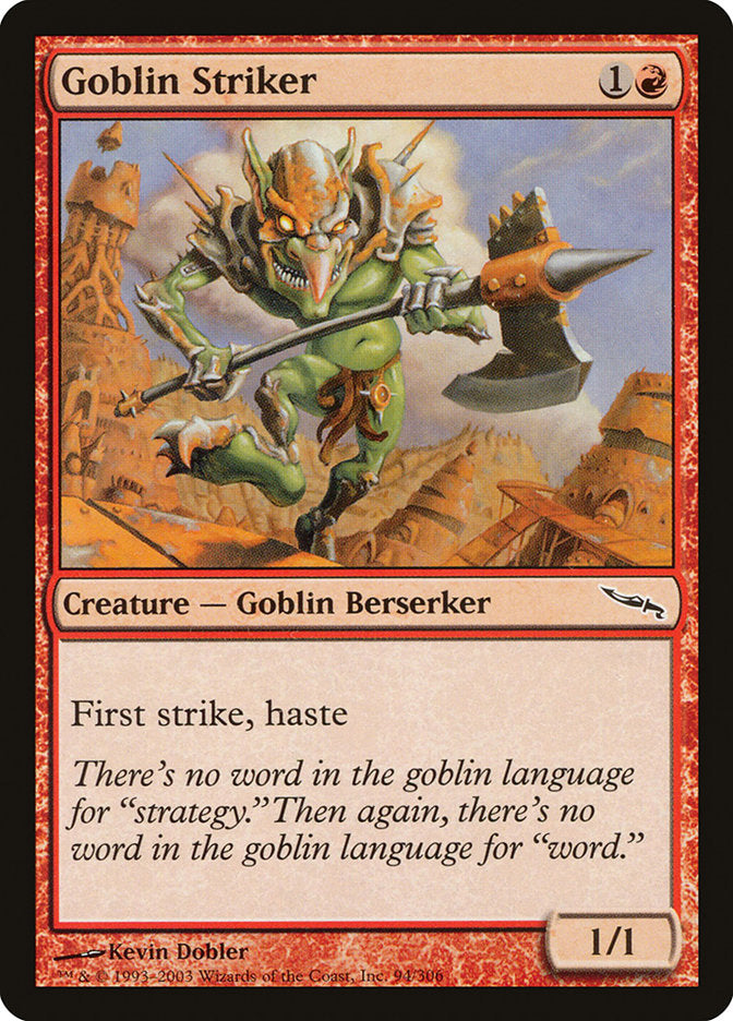 Goblin Striker [Mirrodin] | Grognard Games