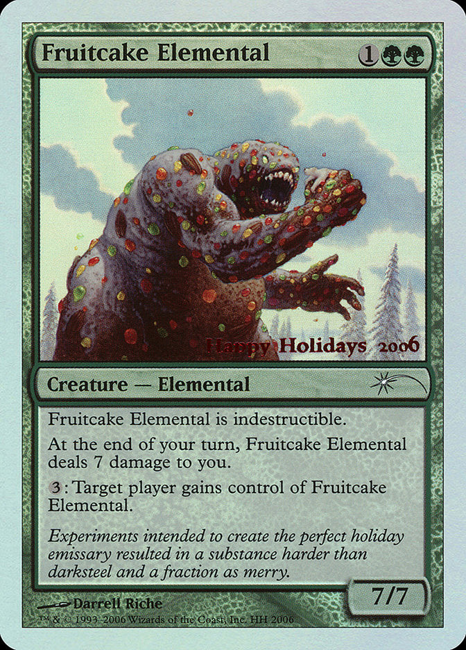 Fruitcake Elemental [Happy Holidays] | Grognard Games