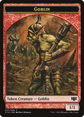 Goblin // Goat Double-sided Token [Commander 2014 Tokens] | Grognard Games