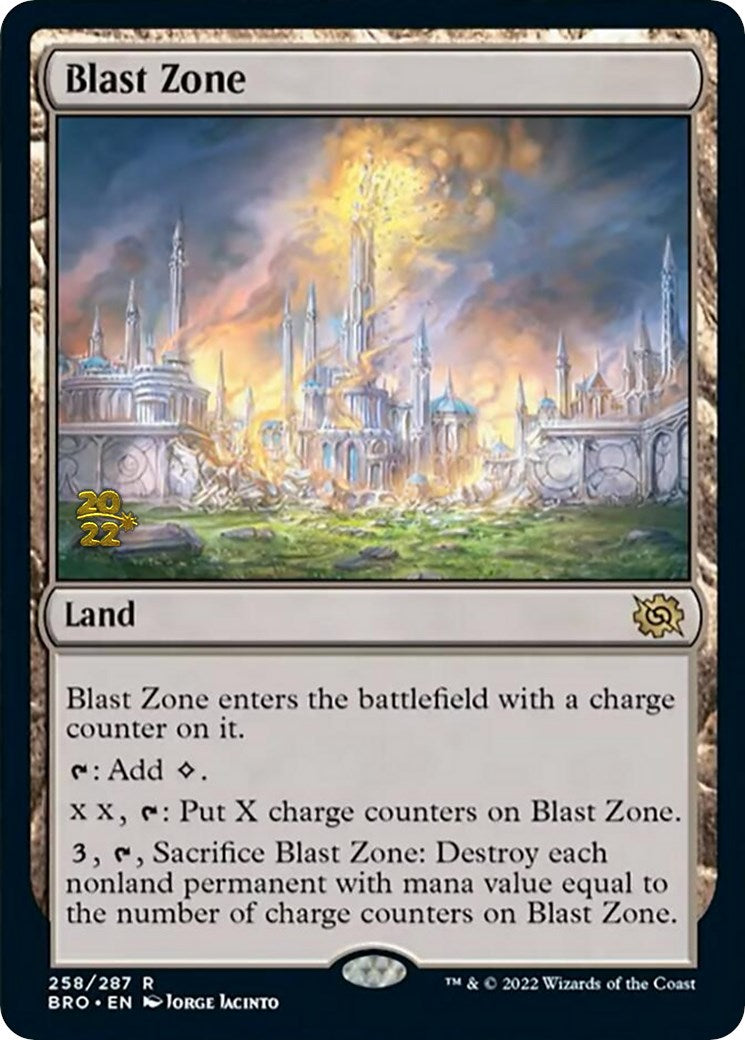 Blast Zone (258) [The Brothers' War: Prerelease Promos] | Grognard Games