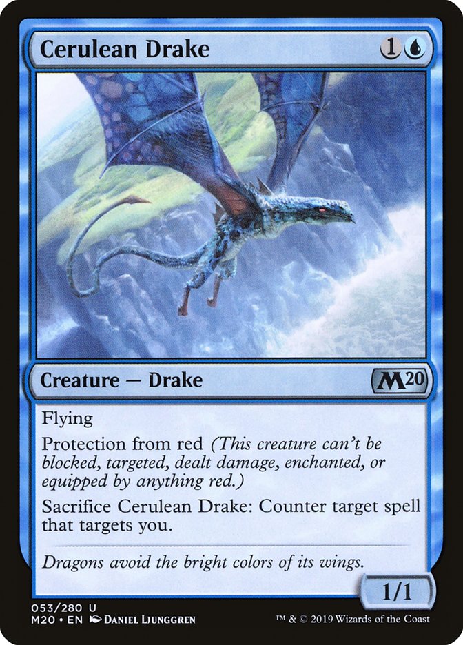 Cerulean Drake [Core Set 2020] | Grognard Games