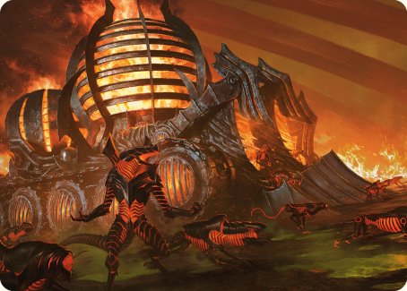 Urabrask's Forge Art Card [Phyrexia: All Will Be One Art Series] | Grognard Games