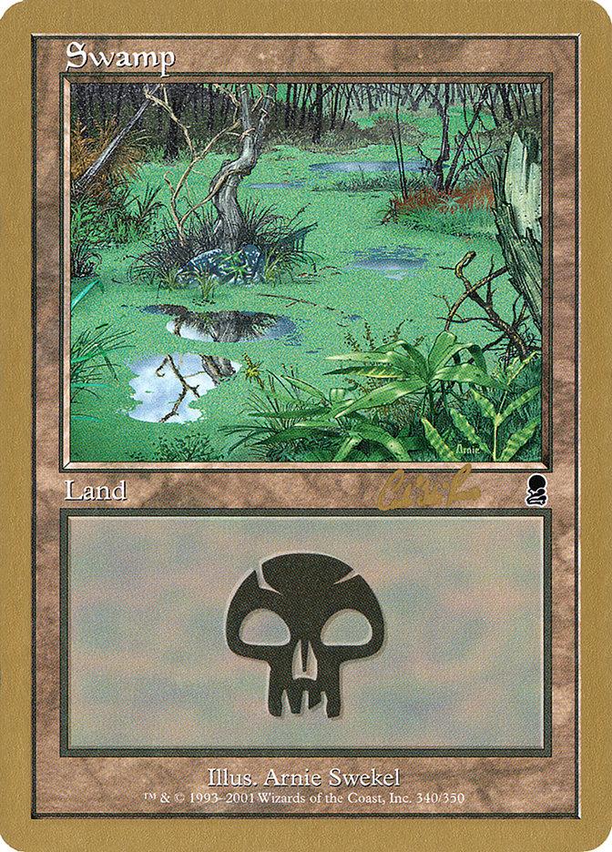 Swamp (cr340) (Carlos Romao) [World Championship Decks 2002] | Grognard Games