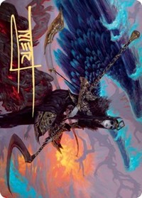 Eradicator Valkyrie Art Card (Gold-Stamped Signature) [Kaldheim: Art Series] | Grognard Games