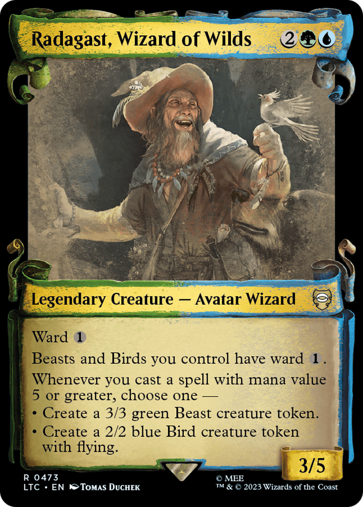 Radagast, Wizard of Wilds [The Lord of the Rings: Tales of Middle-Earth Commander Showcase Scrolls] | Grognard Games