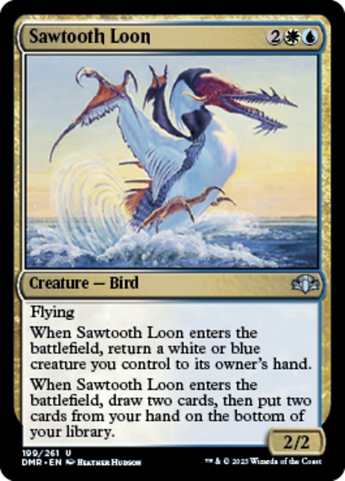 Sawtooth Loon [Dominaria Remastered] | Grognard Games