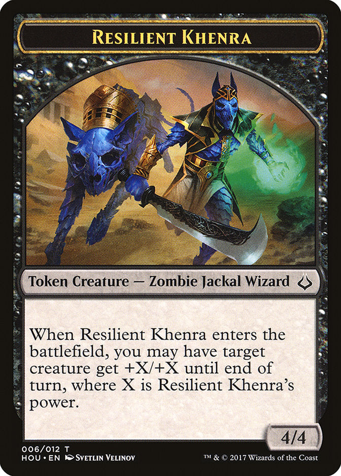 Resilient Khenra [Hour of Devastation Tokens] | Grognard Games