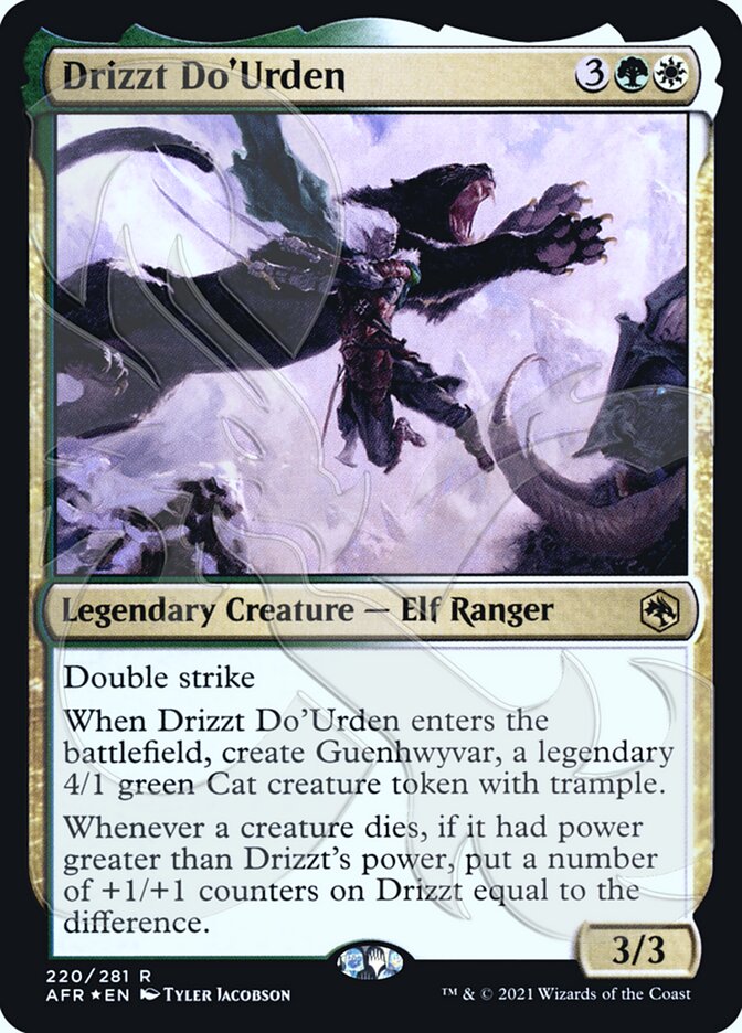 Drizzt Do'Urden (Ampersand Promo) [Dungeons & Dragons: Adventures in the Forgotten Realms Promos] | Grognard Games