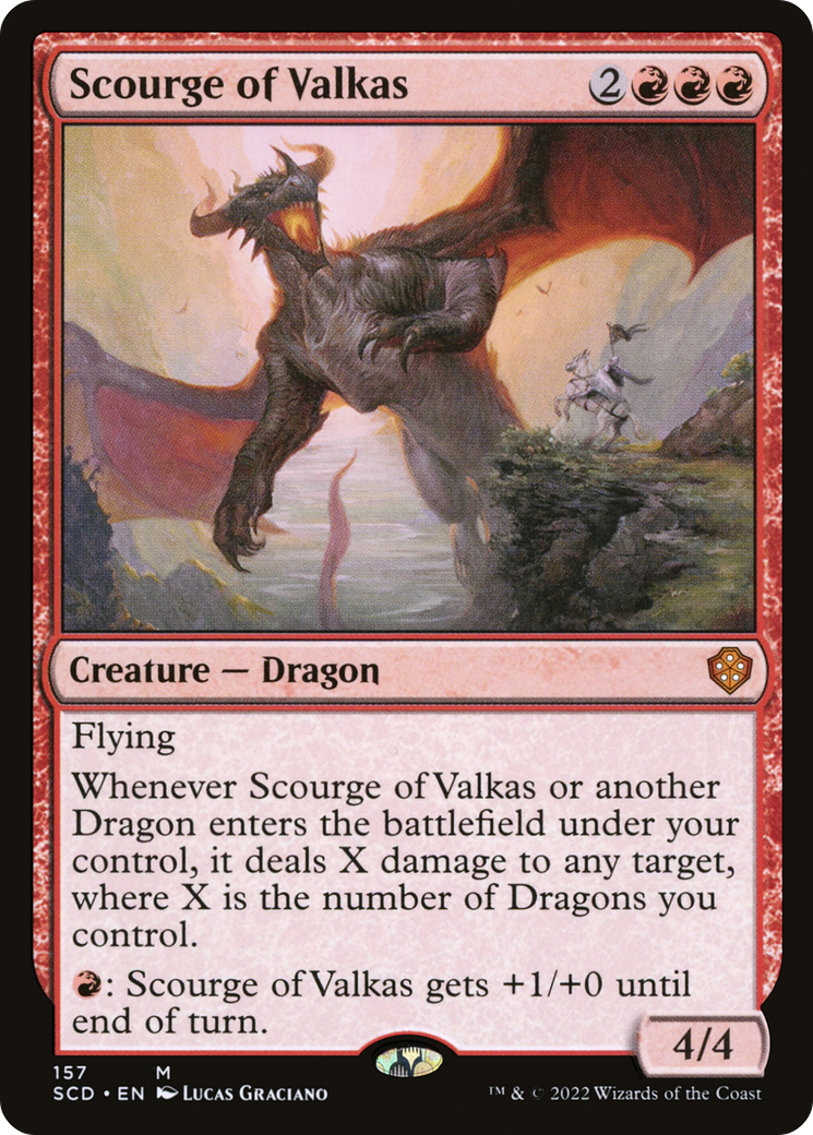 Scourge of Valkas [Starter Commander Decks] | Grognard Games