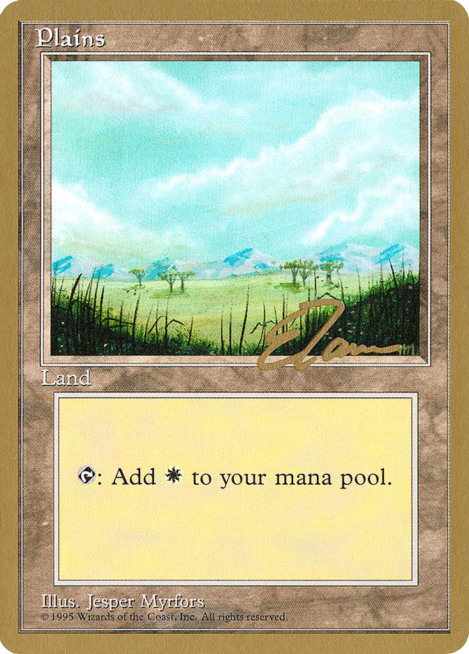 Plains (et365) (Eric Tam) [Pro Tour Collector Set] | Grognard Games